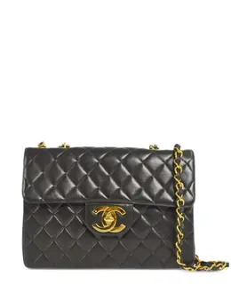 CHANEL Pre-Owned: Чёрная сумка 