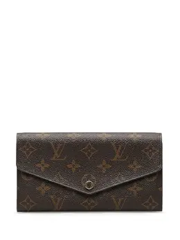 Louis Vuitton Pre-Owned: Коричневый кошелёк