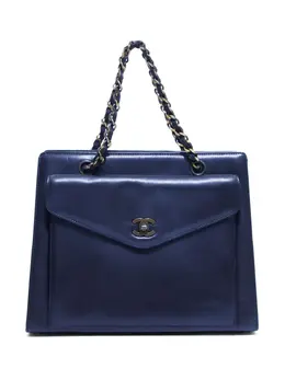 CHANEL Pre-Owned: Чёрная сумка 