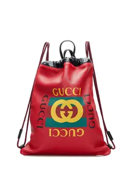 Gucci Pre-Owned: Рюкзак с принтом 