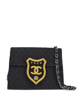 CHANEL Pre-Owned: Чёрная сумка 