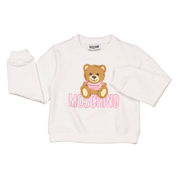 Moschino: Белый свитшот Teddy Bear