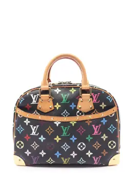 Louis Vuitton Pre-Owned: Чёрная сумка-шоппер