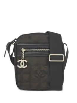 CHANEL Pre-Owned: Коричневая сумка через плечо 