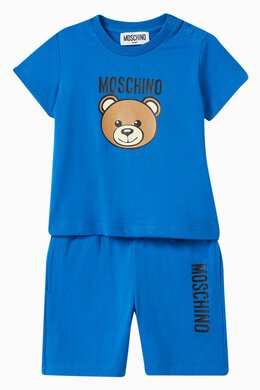 Moschino: Хлопковые шорты Teddy Bear