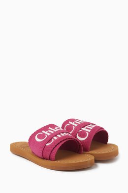 Chloé: Розовые сандалии