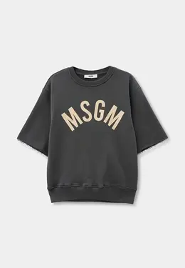 MSGM Kids: Серый свитшот 