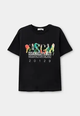 MSGM Kids: Чёрная футболка