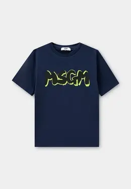 MSGM Kids: Синяя футболка