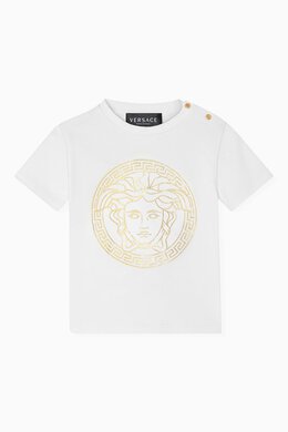 Versace: Футболка Medusa с принтом