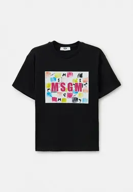 MSGM Kids: Чёрная футболка