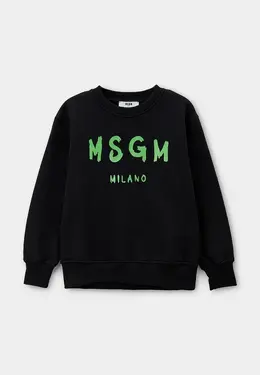 MSGM Kids: Чёрный свитер 