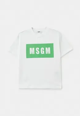 MSGM Kids: Белая футболка