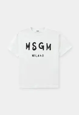 MSGM Kids: Белая футболка