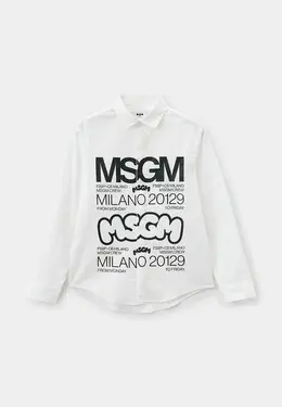 MSGM Kids: Белая рубашка