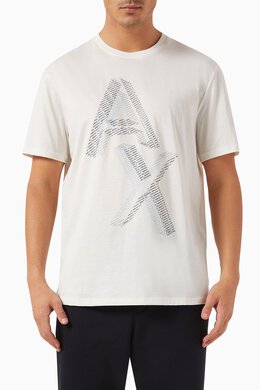 Armani Exchange: Хлопковая футболка AX