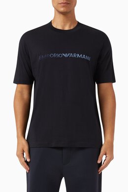 Emporio Armani: Футболка с принтом