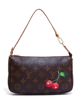 Louis Vuitton Pre-Owned: Коричневый клатч