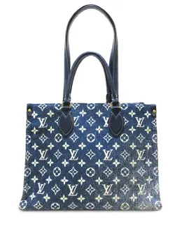 Louis Vuitton Pre-Owned: Голубая сумка-шоппер 