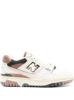 New Balance: Белые кроссовки  550