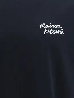 Maison Kitsuné: Чёрная футболка