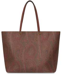 ETRO: Коричневая сумка-шоппер 