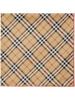 Burberry: Бежевый шарф  Vintage Check