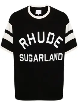 RHUDE: Хлопковая футболка 