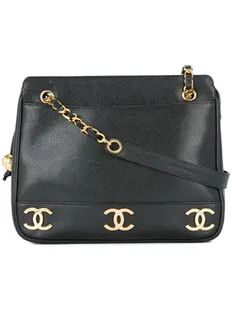 CHANEL Pre-Owned: Чёрная сумка 