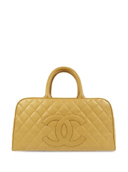 CHANEL Pre-Owned: Бежевая сумка 