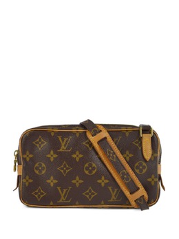 Louis Vuitton Pre-Owned: Коричневая сумка через плечо