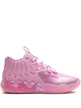 PUMA: Розовые кроссовки 