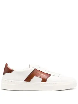 Santoni: Белые кроссовки 