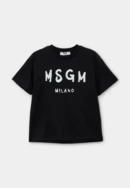 MSGM Kids: Чёрная футболка