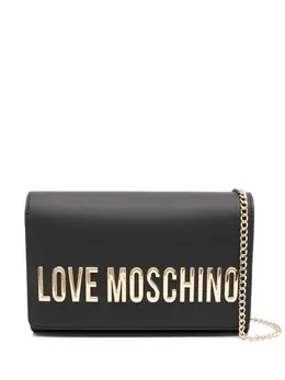 Love Moschino: Чёрная сумка через плечо 