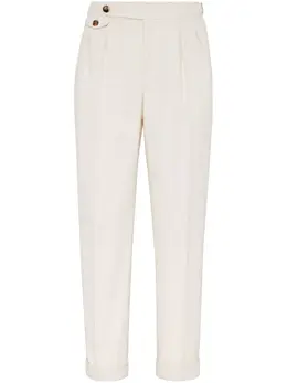 Brunello Cucinelli: Белые брюки 