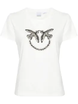 PINKO: Хлопковая футболка  Love Birds