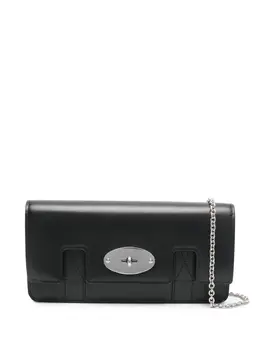 Mulberry: Чёрный клатч  Bayswater