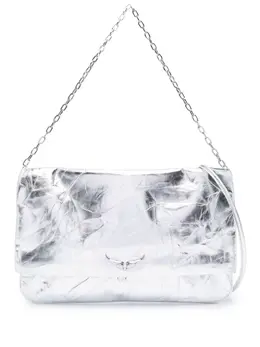 Zadig&Voltaire: Серебристый клатч  Rock