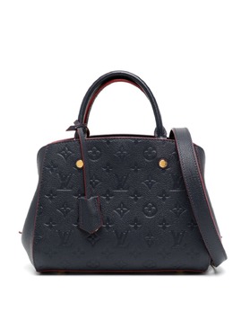 Louis Vuitton Pre-Owned: Синяя сумка