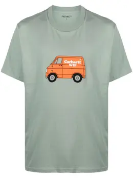 Carhartt WIP: Хлопковая футболка 