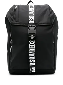 Dsquared2: Чёрный рюкзак  Made With Love