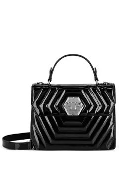 Philipp Plein: Чёрная сумка-шоппер  Hexagon