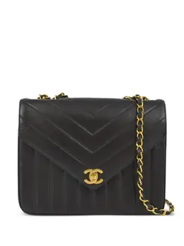 CHANEL Pre-Owned: Чёрная сумка 