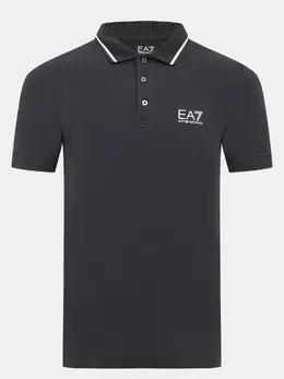 EA7 Emporio Armani: Тёмное поло 