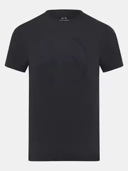 Armani Exchange: Тёмная футболка 