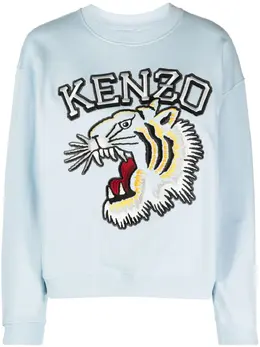 Kenzo: Голубой свитшот  Jungle