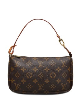 Louis Vuitton Pre-Owned: Коричневый клатч