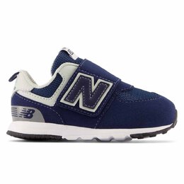 New Balance: Синие кроссовки  574