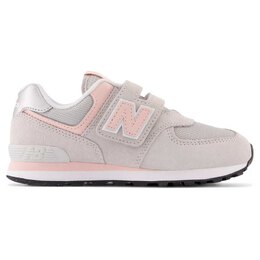 New Balance: Серые кроссовки  574